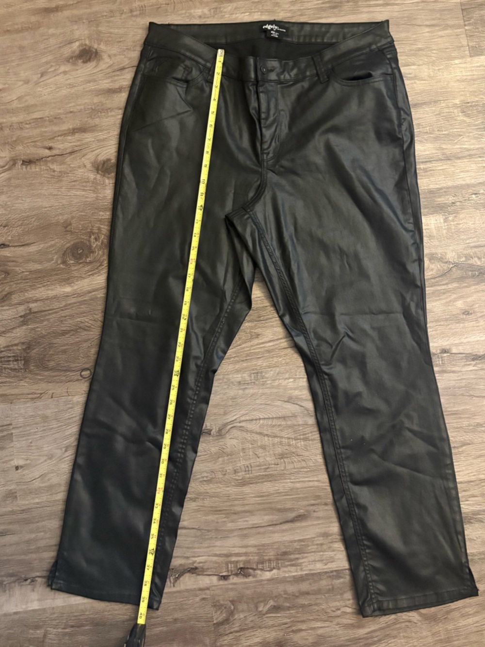 Edgely by Maurice’s Black Faux Leather Pants